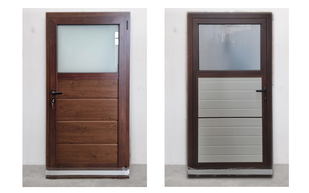 Porta a un’anta Ral finto legno noce scuro – n.19