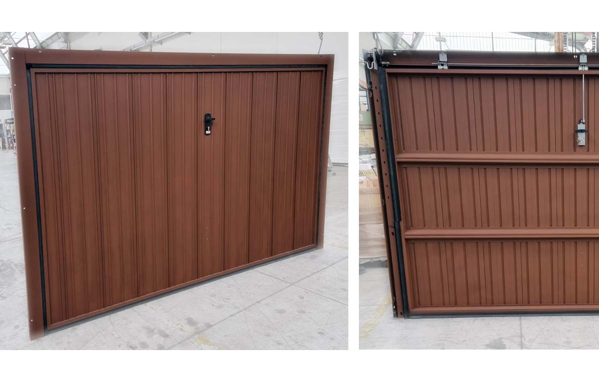 Basculante lamiera grecata manuale Ral ruggine – n.7